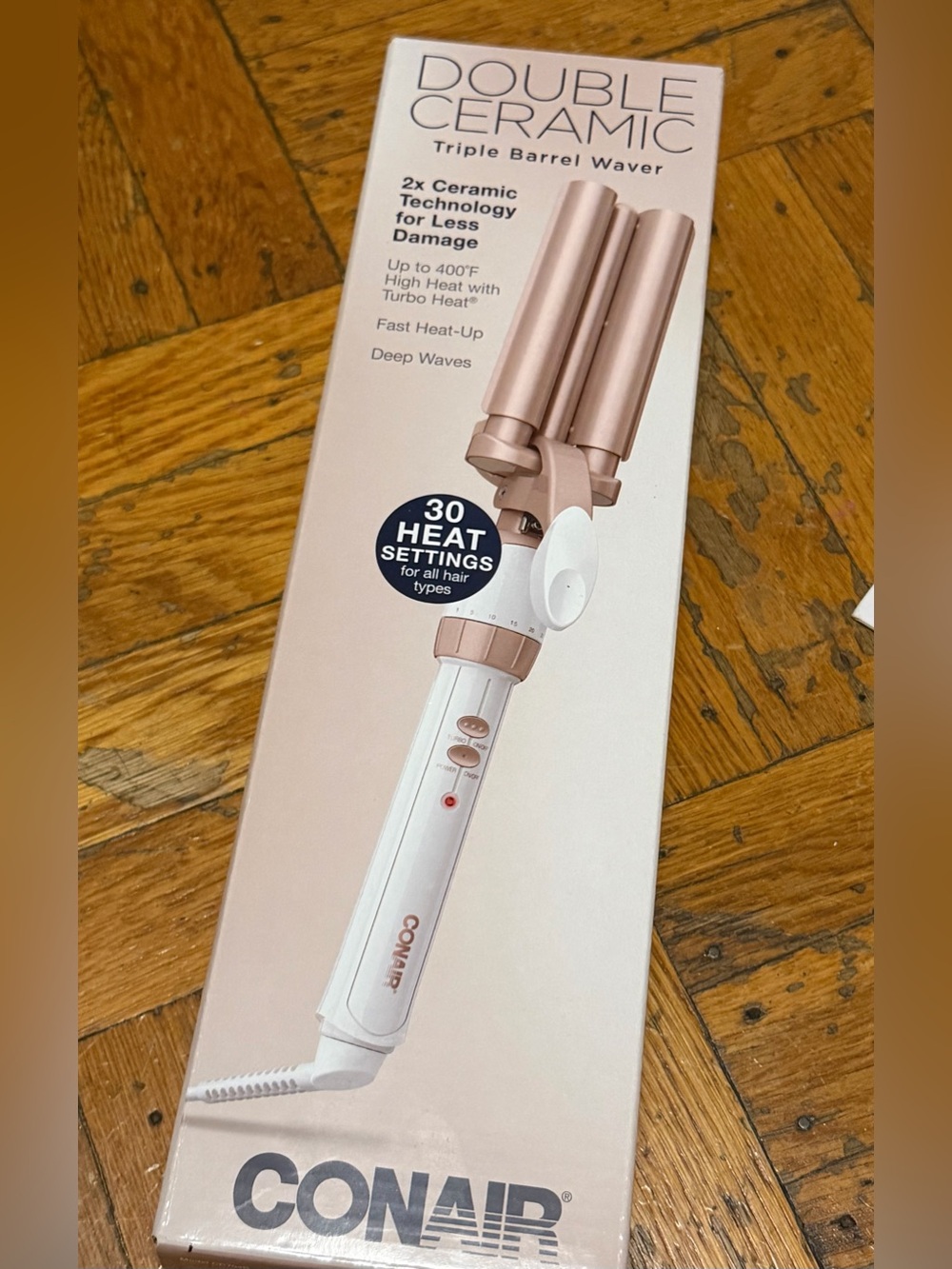 Ceramic Triple Barrel Waver -